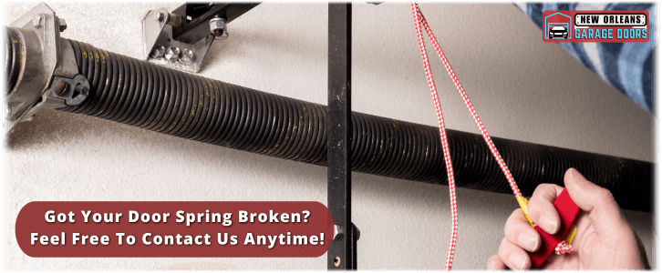 Broken Garage Door Spring New Orleans